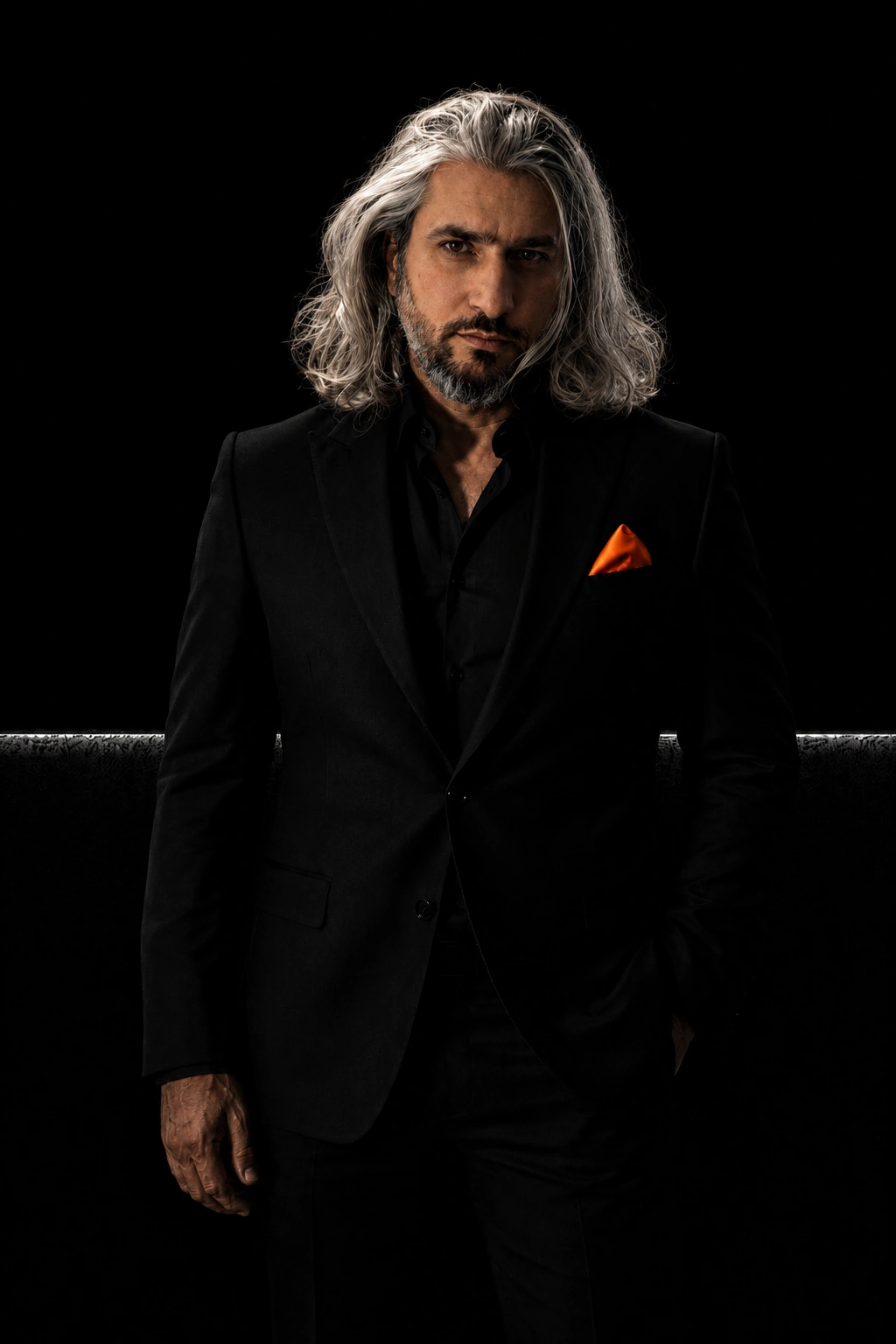 Mohammad Hatami, full-length portrait